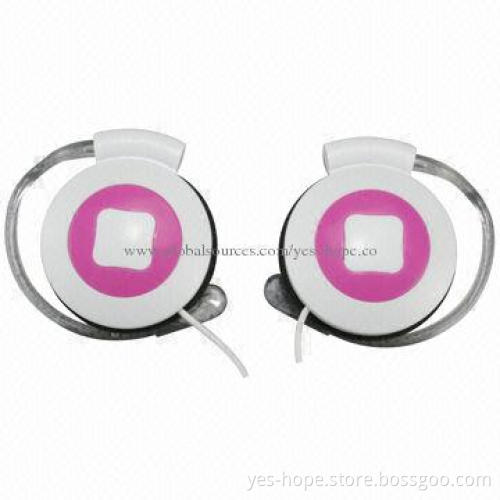 Stereo Earhook Wired Computer Headsets, High-sensitivity and Superior Bass